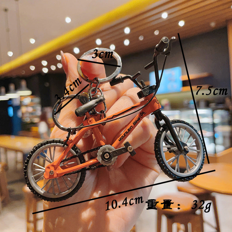 Mini llavero de bicicleta de aleación de zinc al por mayor